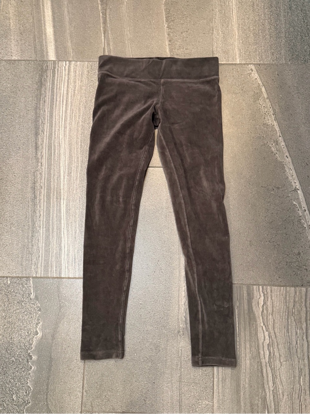Charlotte Russe velour skinny pants gray